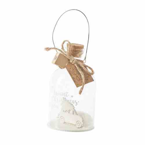 All I Want Christmas Car Bottle Ornament