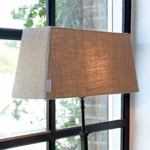 Rectangular Lampshade flax 15x60