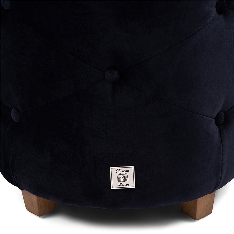 Bowery Footstool Vel III Indigo - Bilde 2