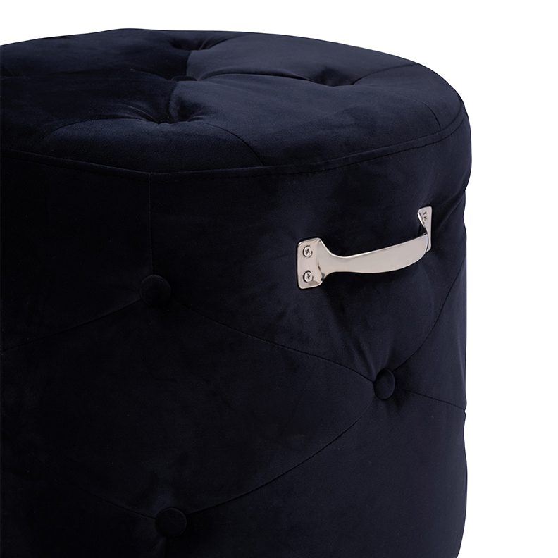 Bowery Footstool Vel III Indigo - Bilde 4