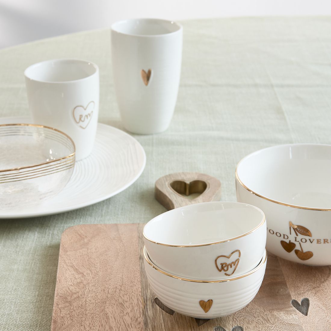 Happy Hearts Chopping Board - Bilde 3