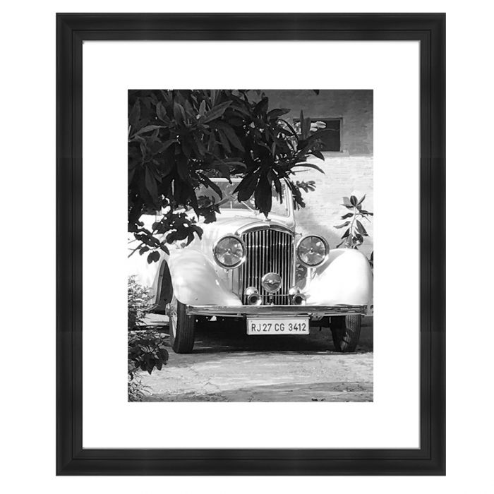 Wall Art White Oldtimer 50x60