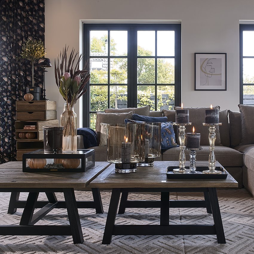 Pillar Candle ECO black 10x10 - Bilde 6