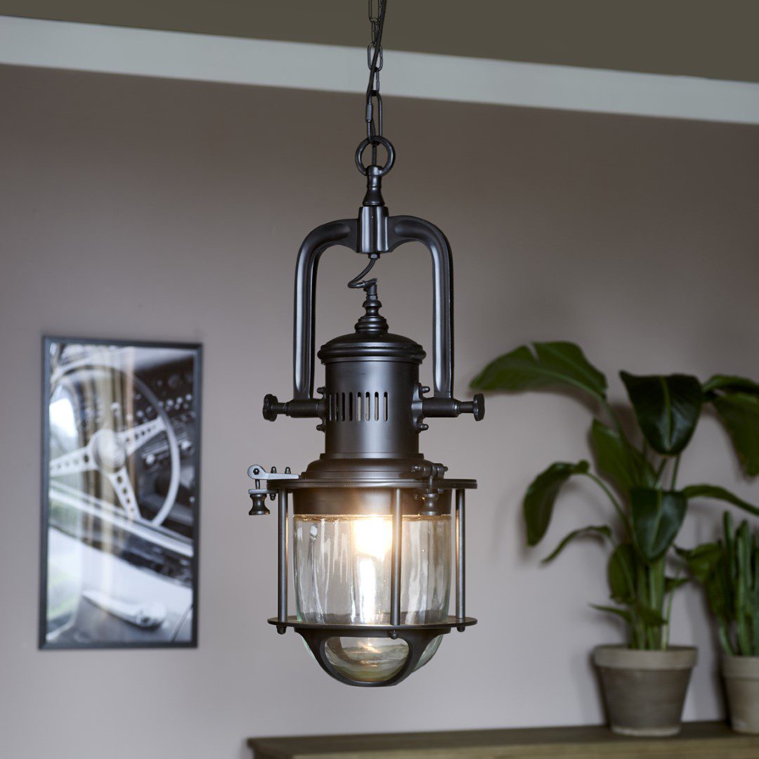 Boathouse Hanging Lamp black