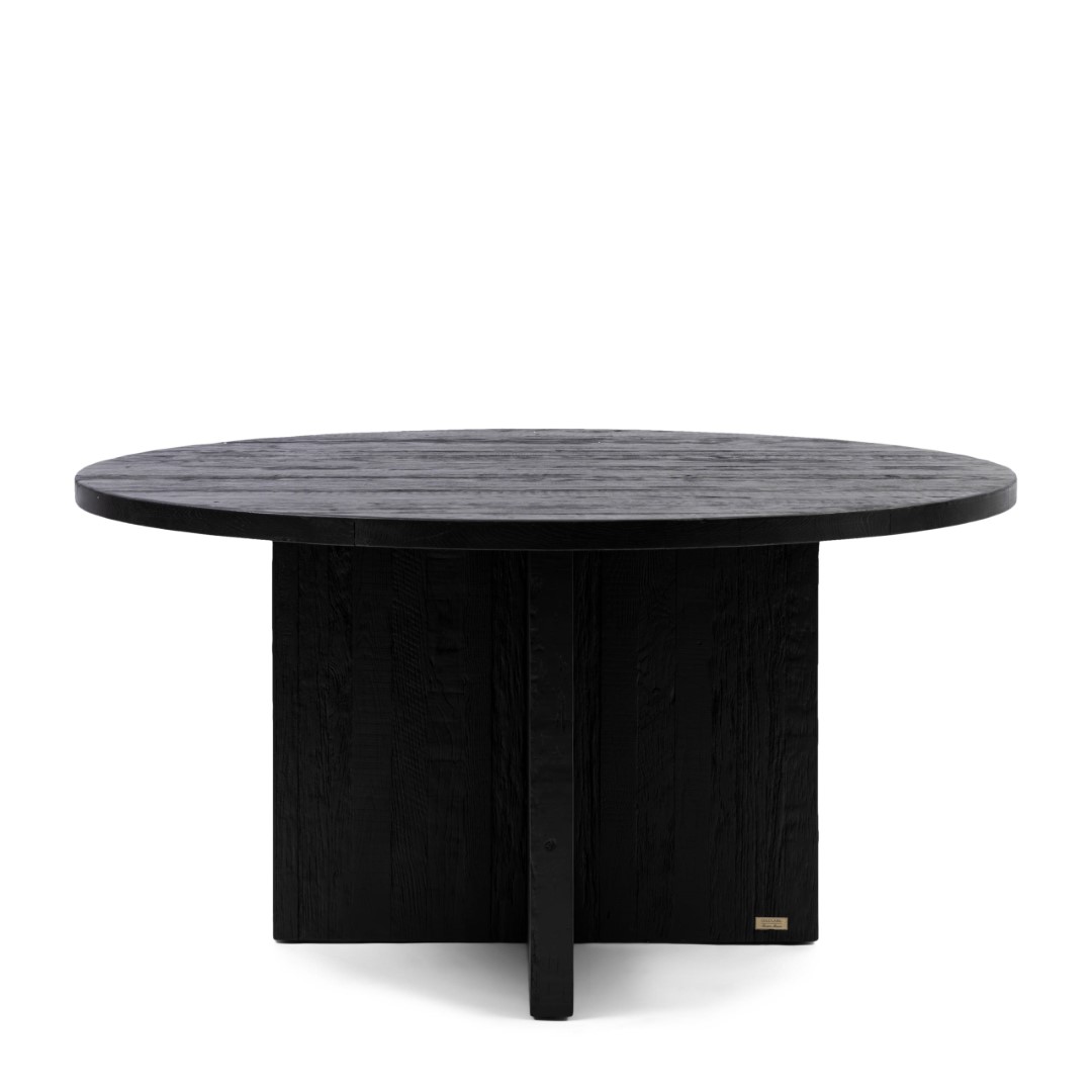 Sherwood Dining Table Dia 150, black - Bilde 7