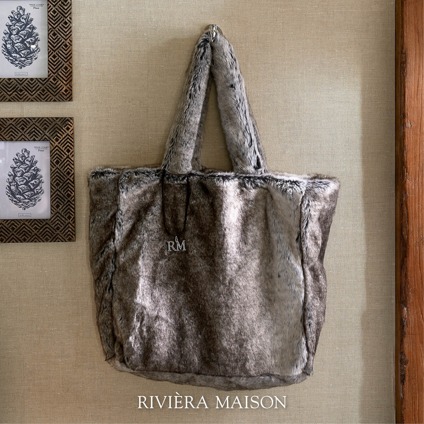 Fabulous Faux Fur Bag grey