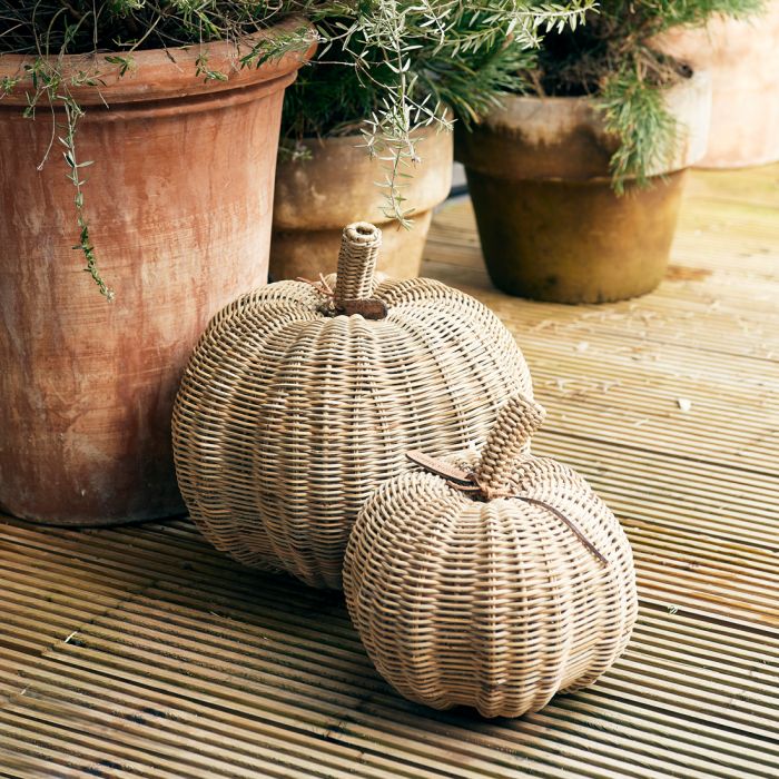 Rustic Rattan Pumpkin S - Bilde 2