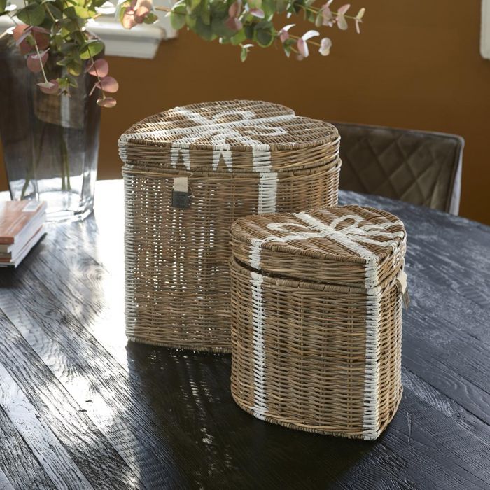 RR Heart Basket Set Of 2 pieces
