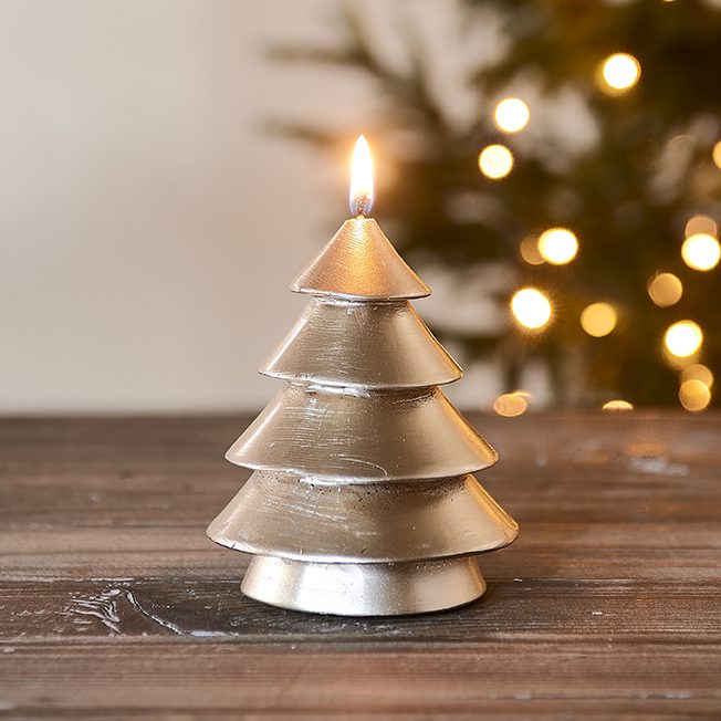 Wonderful Christmas Candle gold