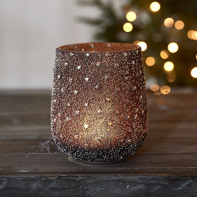 Starry Night Winter Votive M