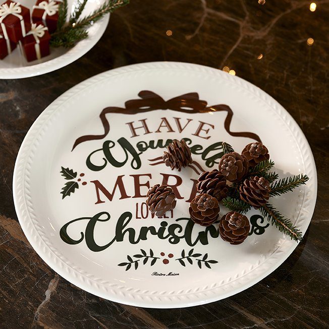 RM Classic Christmas Serving Plate