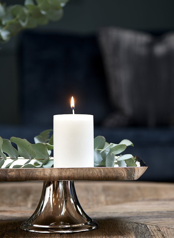 Pillar Candle ECO off-white 7x10 - Bilde 4