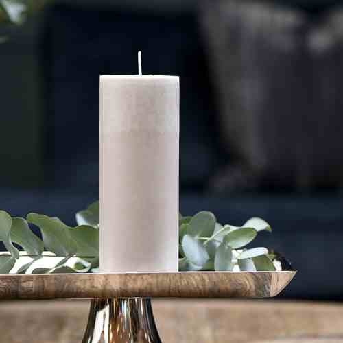 Pillar Candle ECO flax 7x18