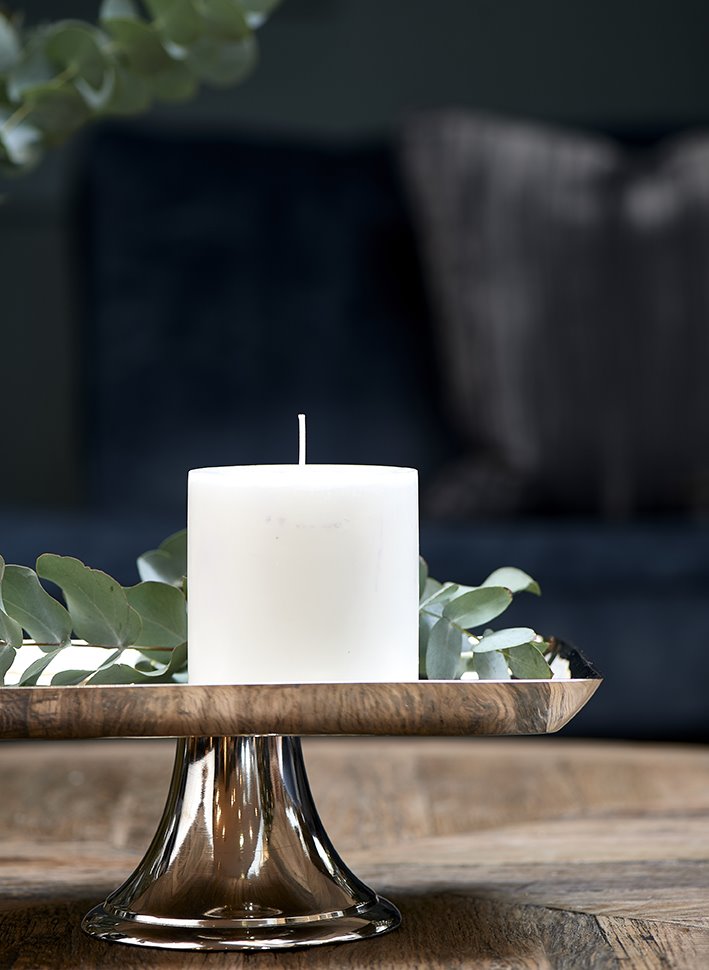Pillar Candle ECO off-white 10x10 - Bilde 5