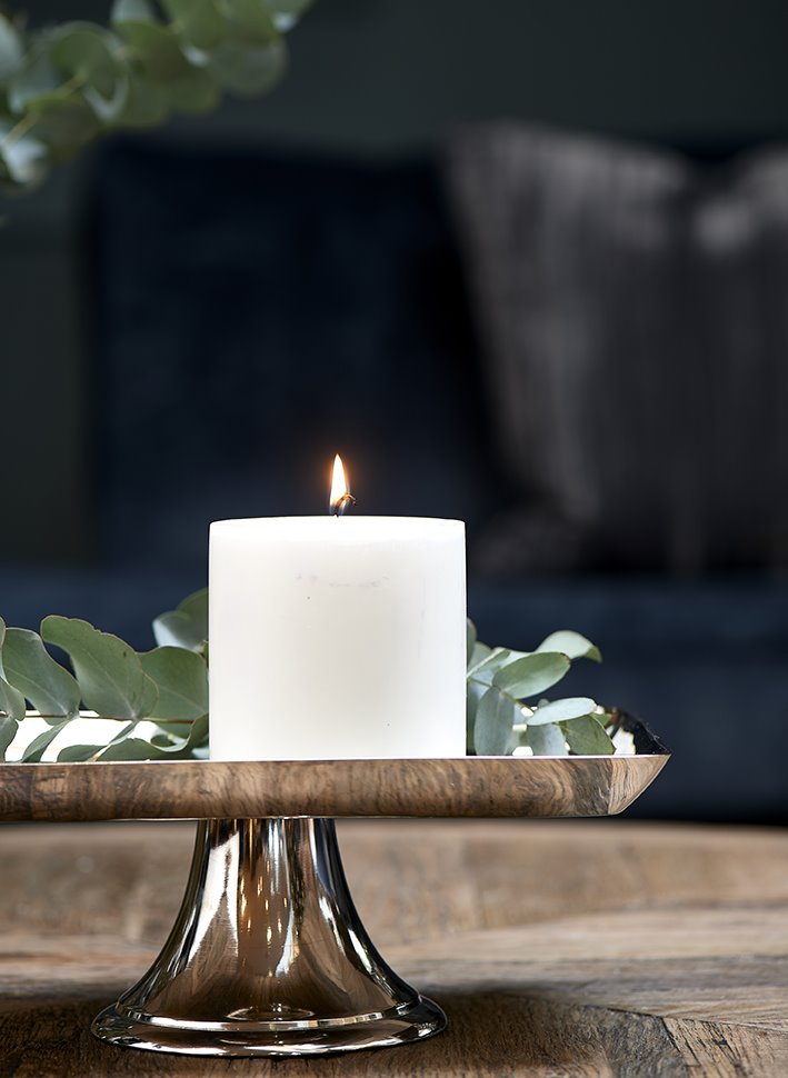 Pillar Candle ECO off-white 10x10 - Bilde 6