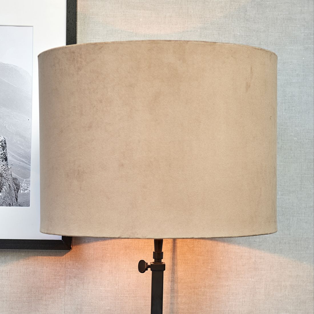Cylinder Lampshade taupe 30x40 - Bilde 2