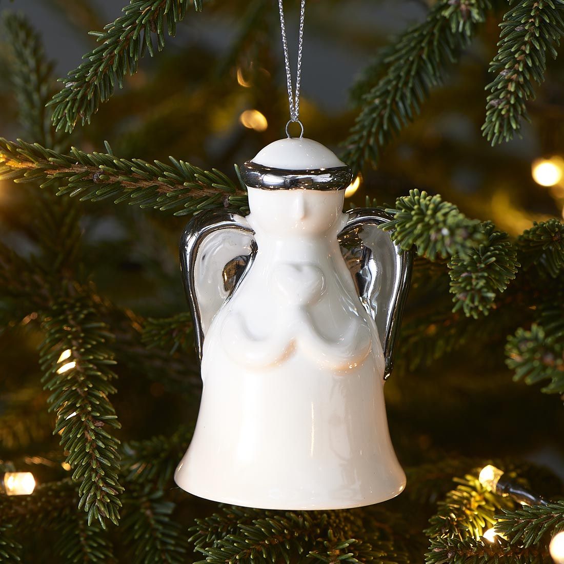 Lovely Christmas Angel silver