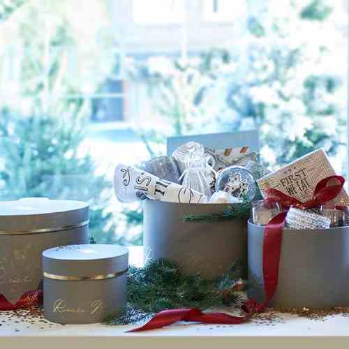 RM Luxurious Giftbox grey S/4