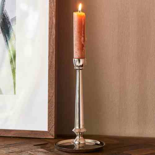 RM Warrington Candle Holder silver