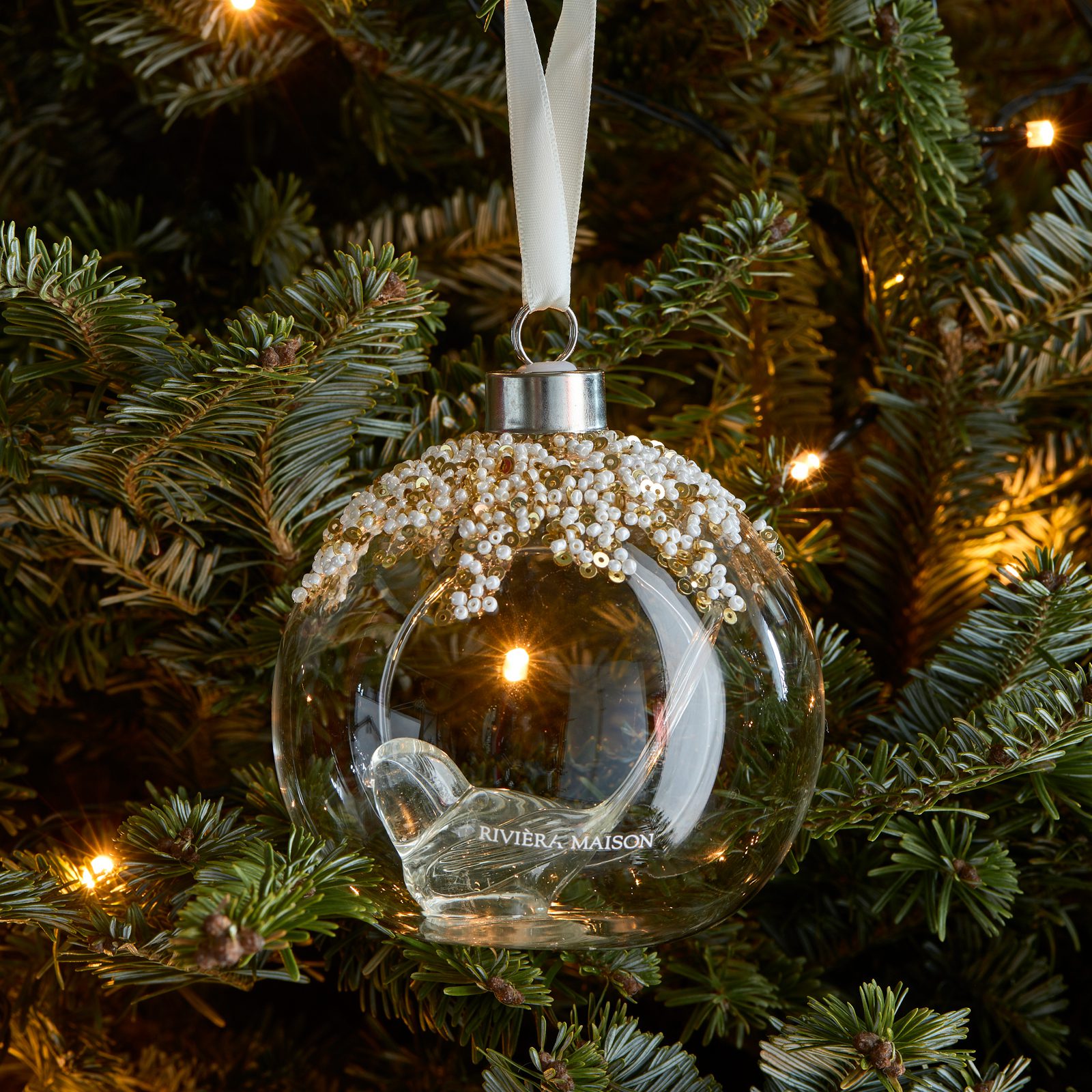 Peaceful Bird Ornament Dia 10