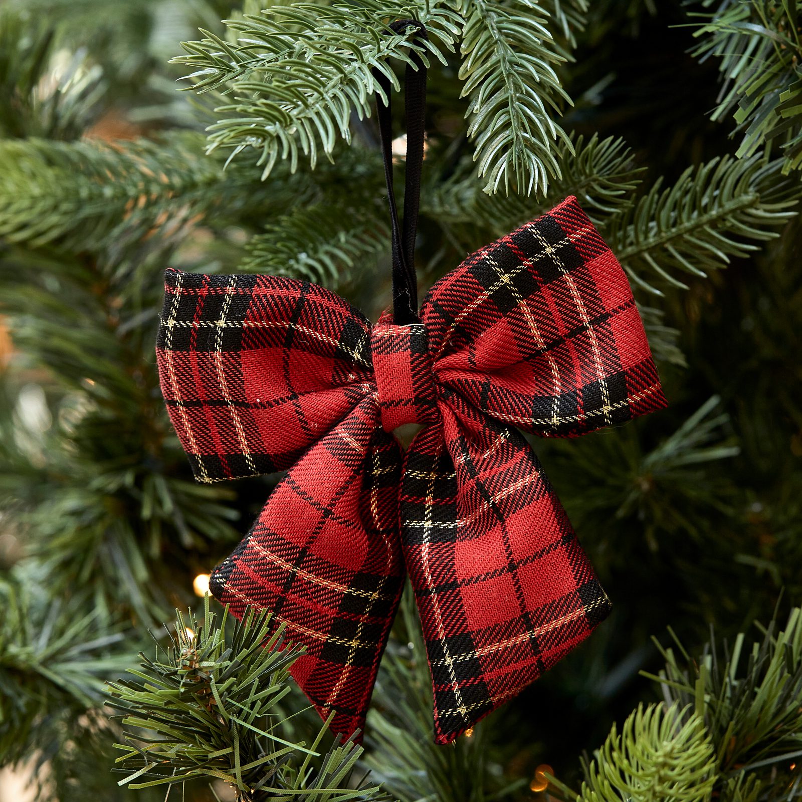 Christmas Memories Tartan Bow