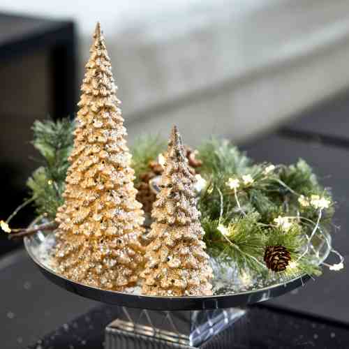 Sparkling Christmas LED Tree gold L