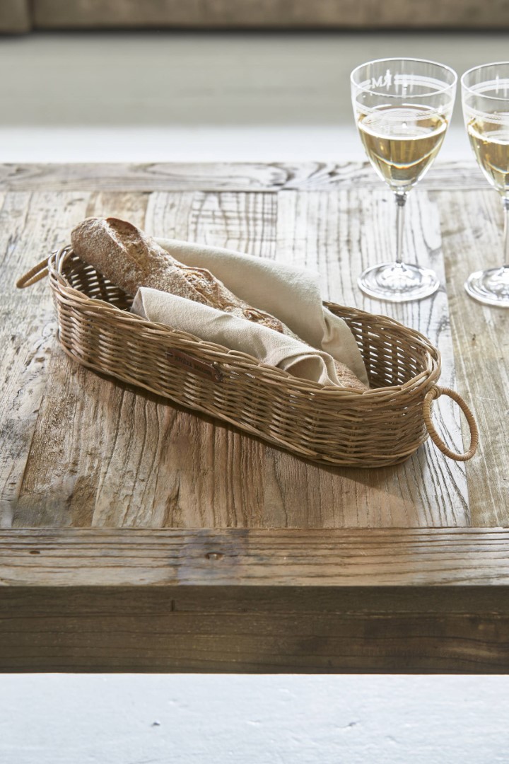 Rustic Rattan Fresh Baquette Basket - Bilde 3