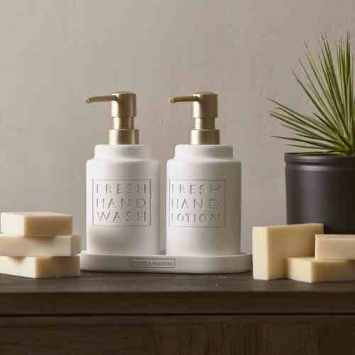 Fresh Soap & Lotion Dispenser Set