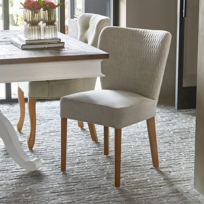Louise Dining Chair Fab Flax - Bilde 2