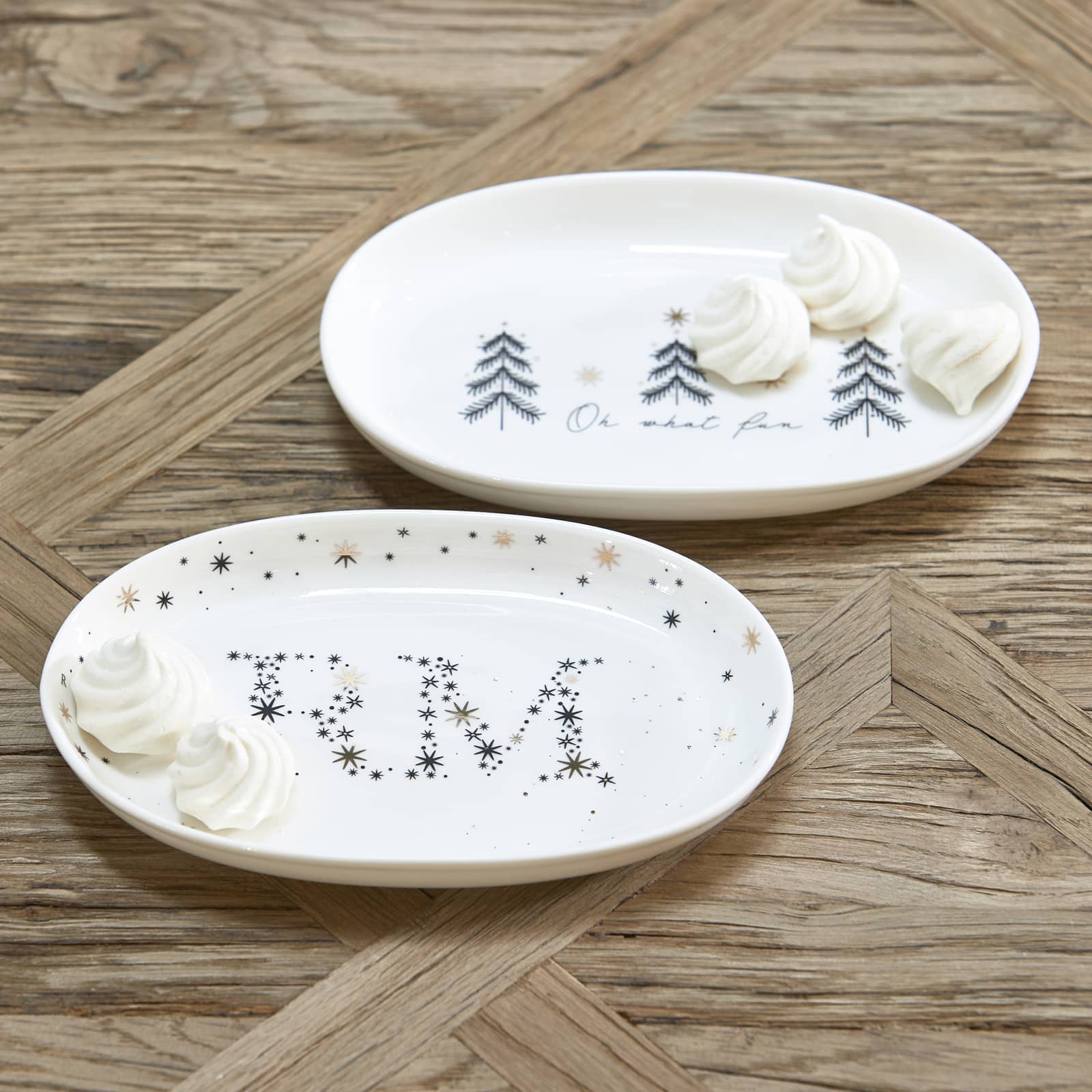 Magical Christmas Plate 2 pieces