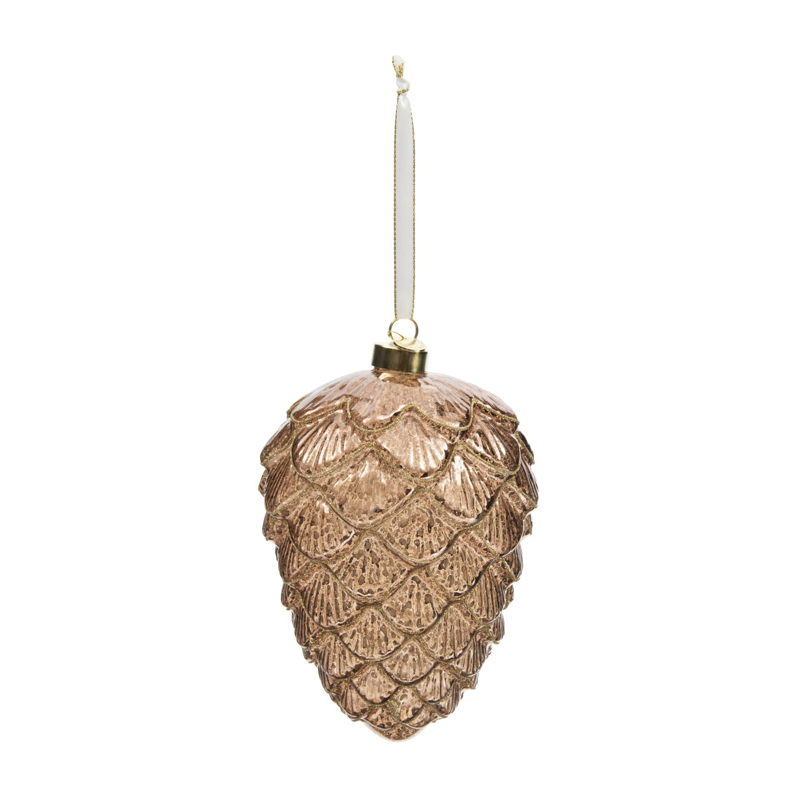 Sparkling Pine Cone Ornament XL - Bilde 2