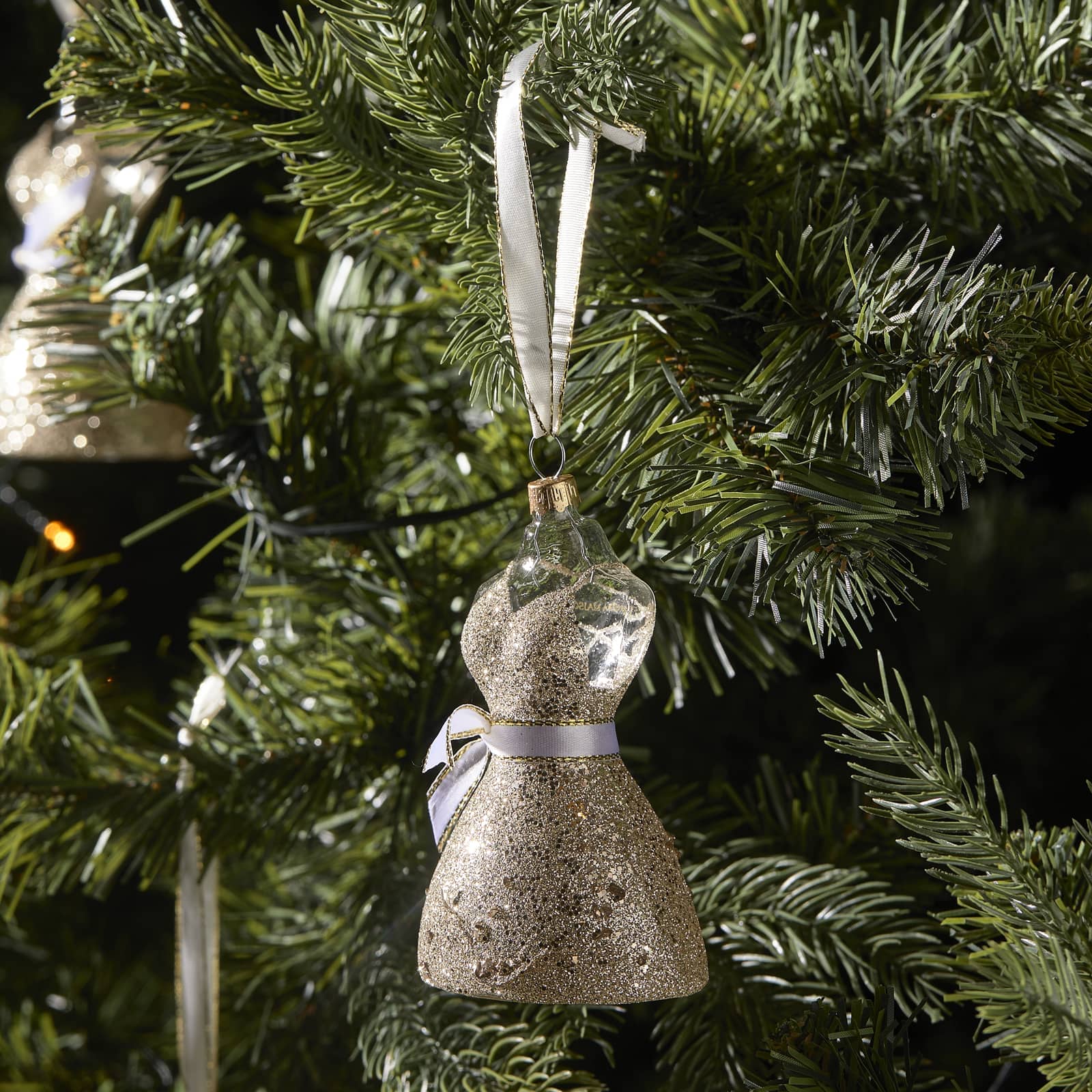 Sparkling Dress Ornament