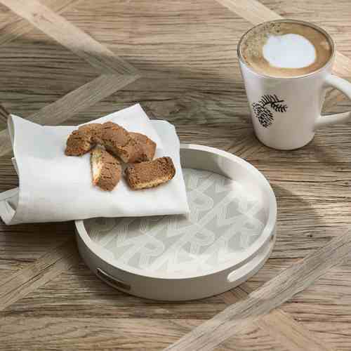 RM Monogram Mini Tray Round