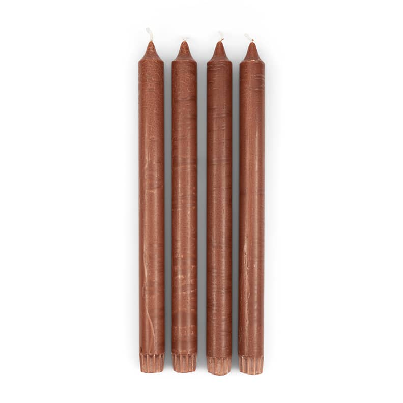 Dinner Candles ECO red 4 pieces