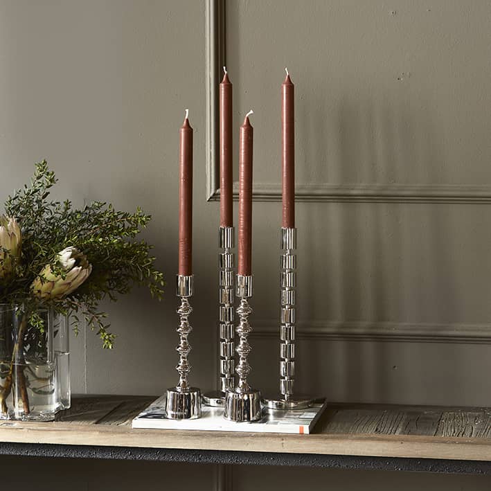 Dinner Candles ECO red 4 pieces - Bilde 4