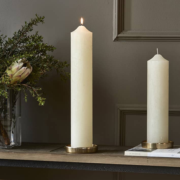 Pillar Candle whisper white 7x40