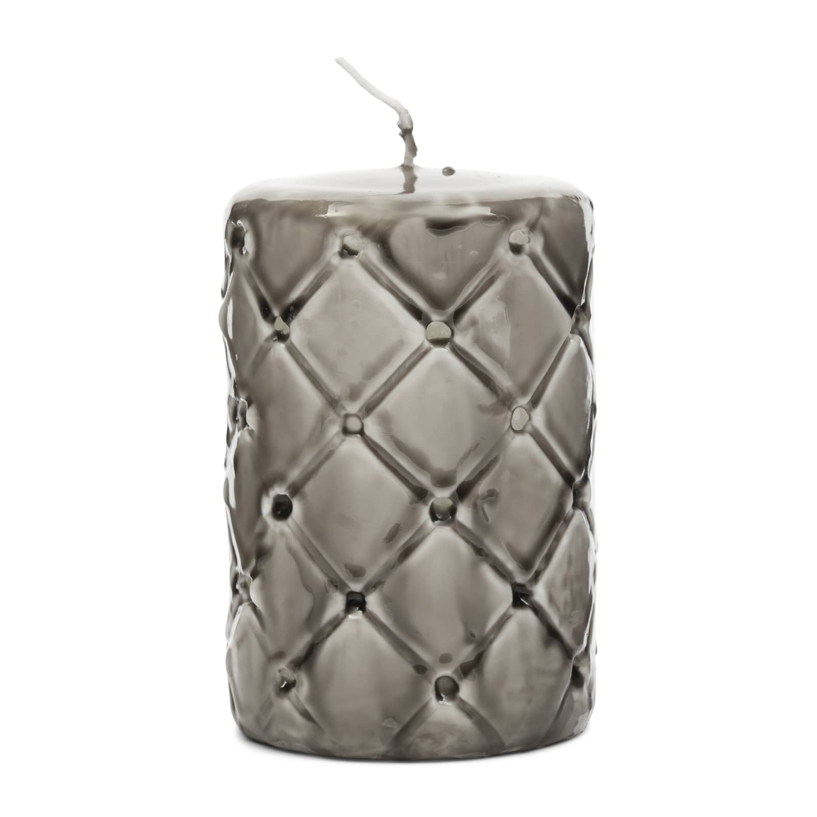 Pillar Candle Padded flax 7x10