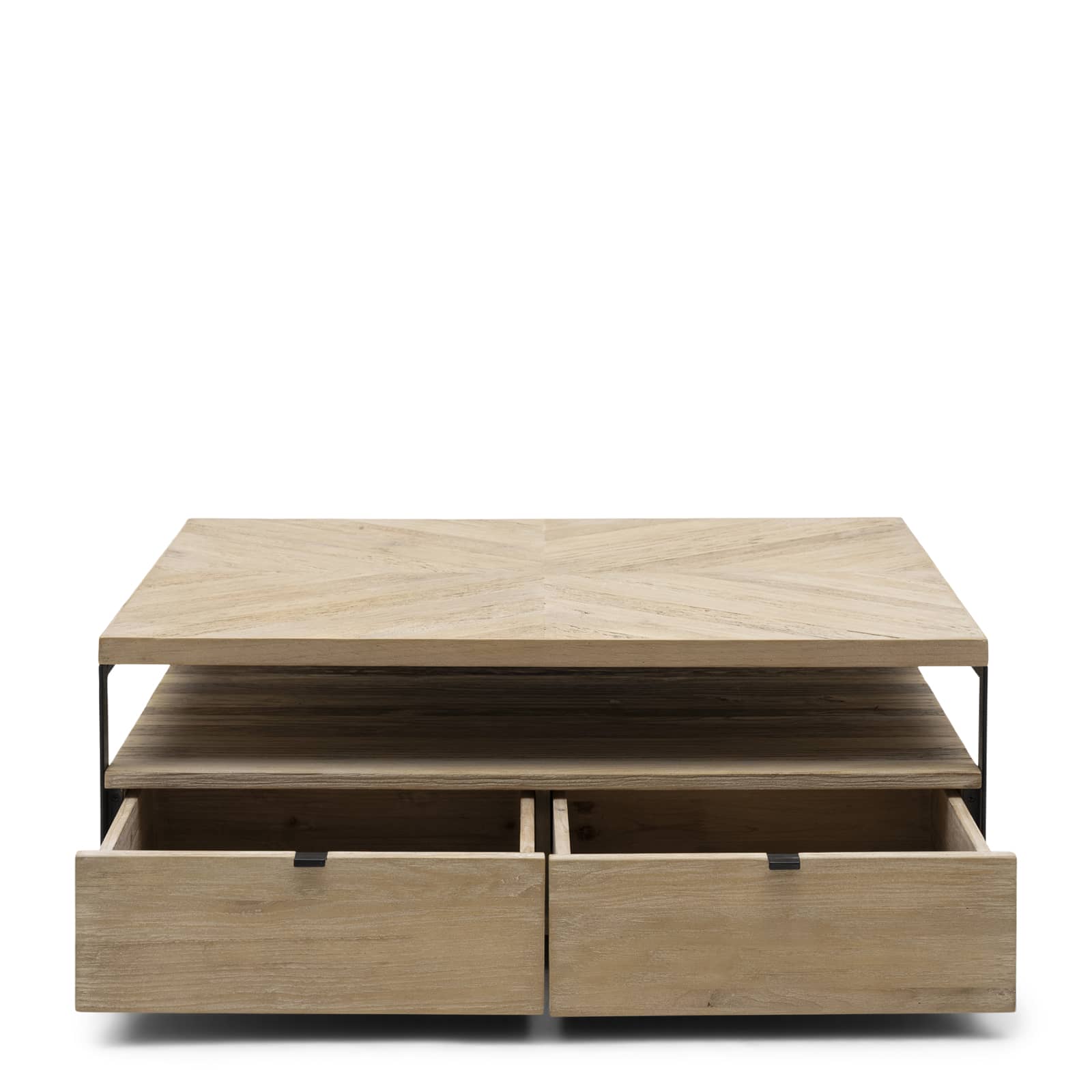 Milan Coffee Table Parquet 90x90 - Bilde 5