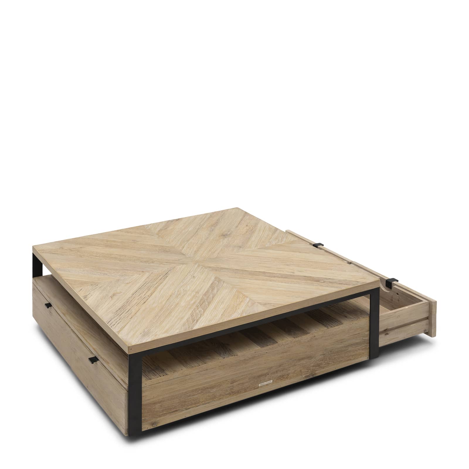 Milan Coffee Table Parquet 90x90 - Bilde 7