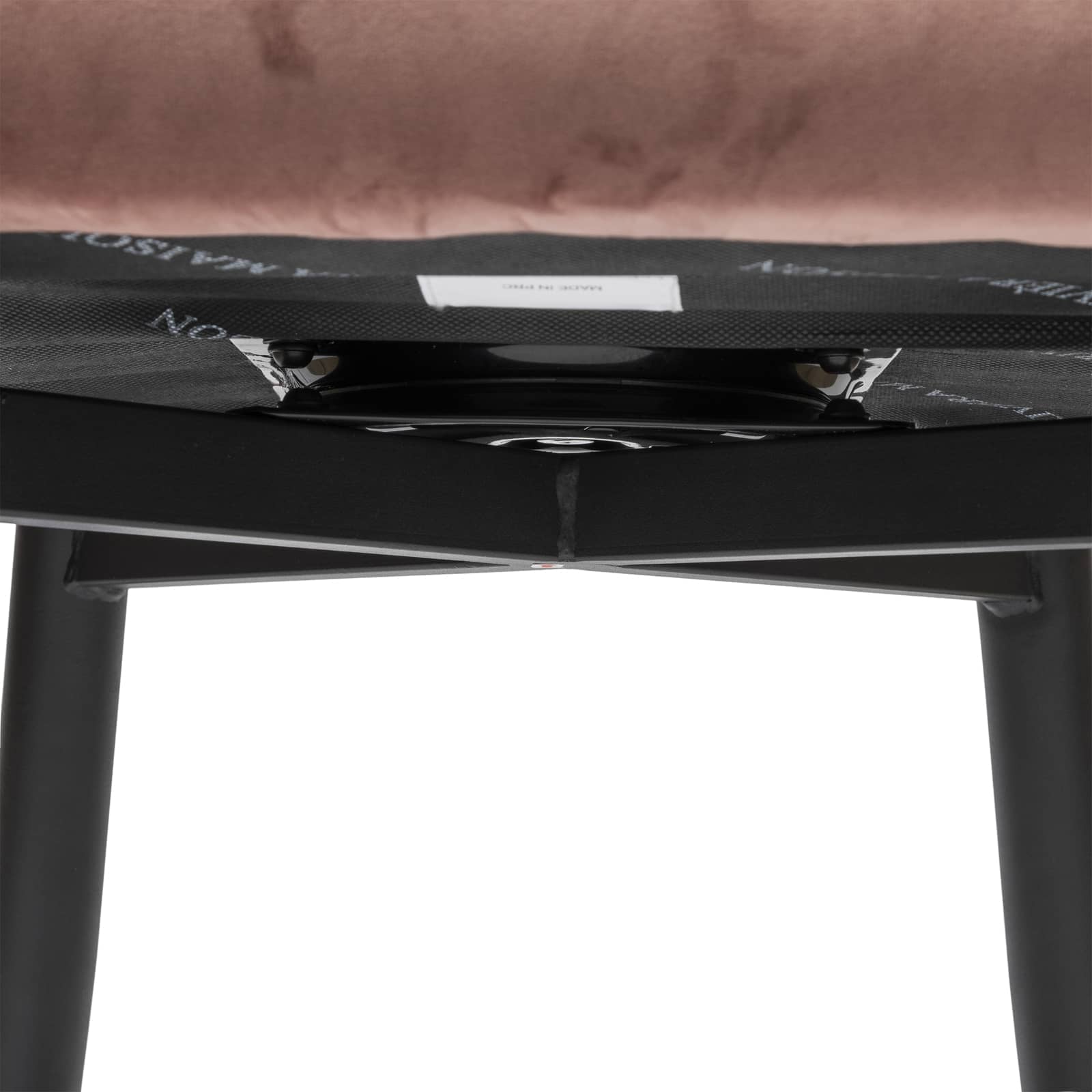 Dauphine Dining Armchair Turning Leg, velvet III, rosé stain - Bilde 7