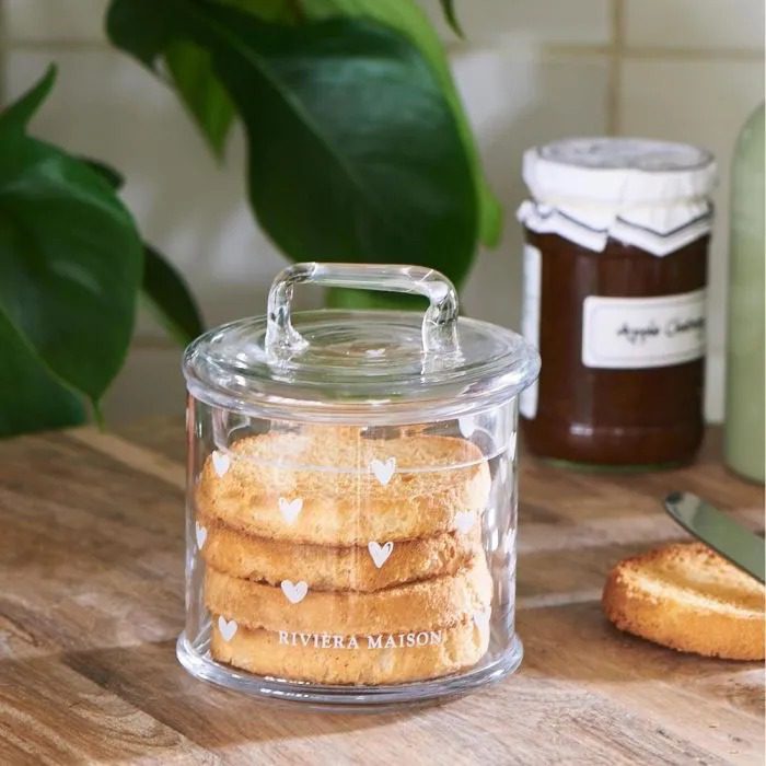 Lovely Heart Storage Jar