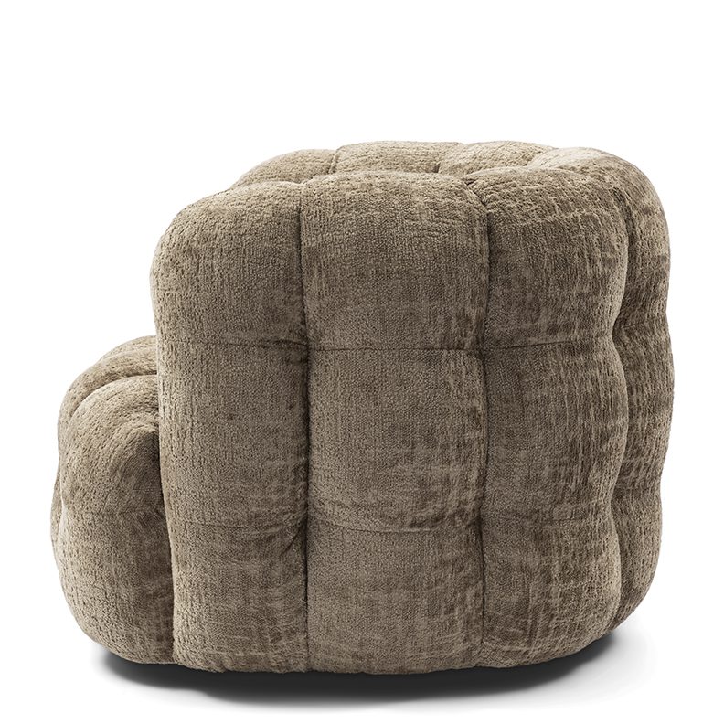 Arosa Swivel Armchair Taupe - Bilde 3