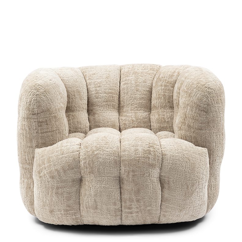 Arosa Swivel Armchair Natural - Bilde 2