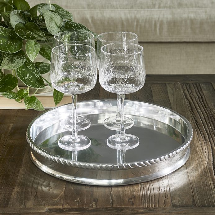 RM Twisted Monogram Tray