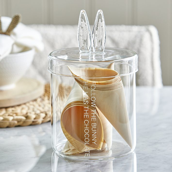 Follow The Bunny Storage Jar