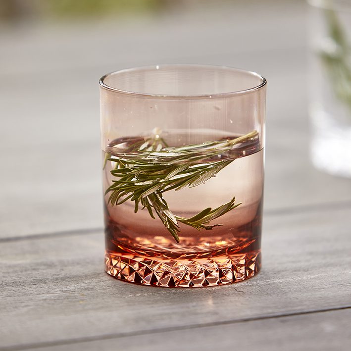 Vittoria Water Glass old pink