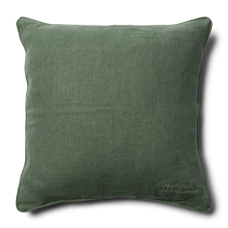 Verona Linen Pillow Cover green 50x50 - Bilde 2