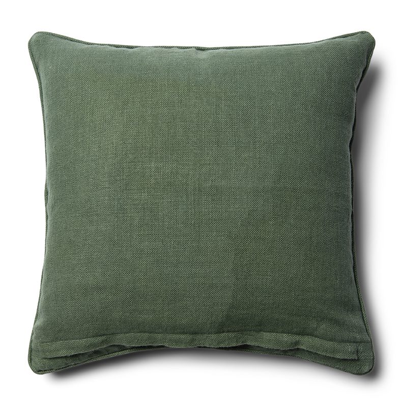 Verona Linen Pillow Cover green 50x50 - Bilde 3