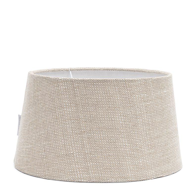 Linen Taper Lampshade flax 30x17