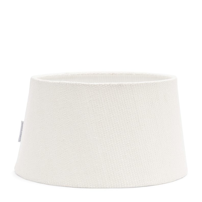 Linen Taper Lampshade white 30x17